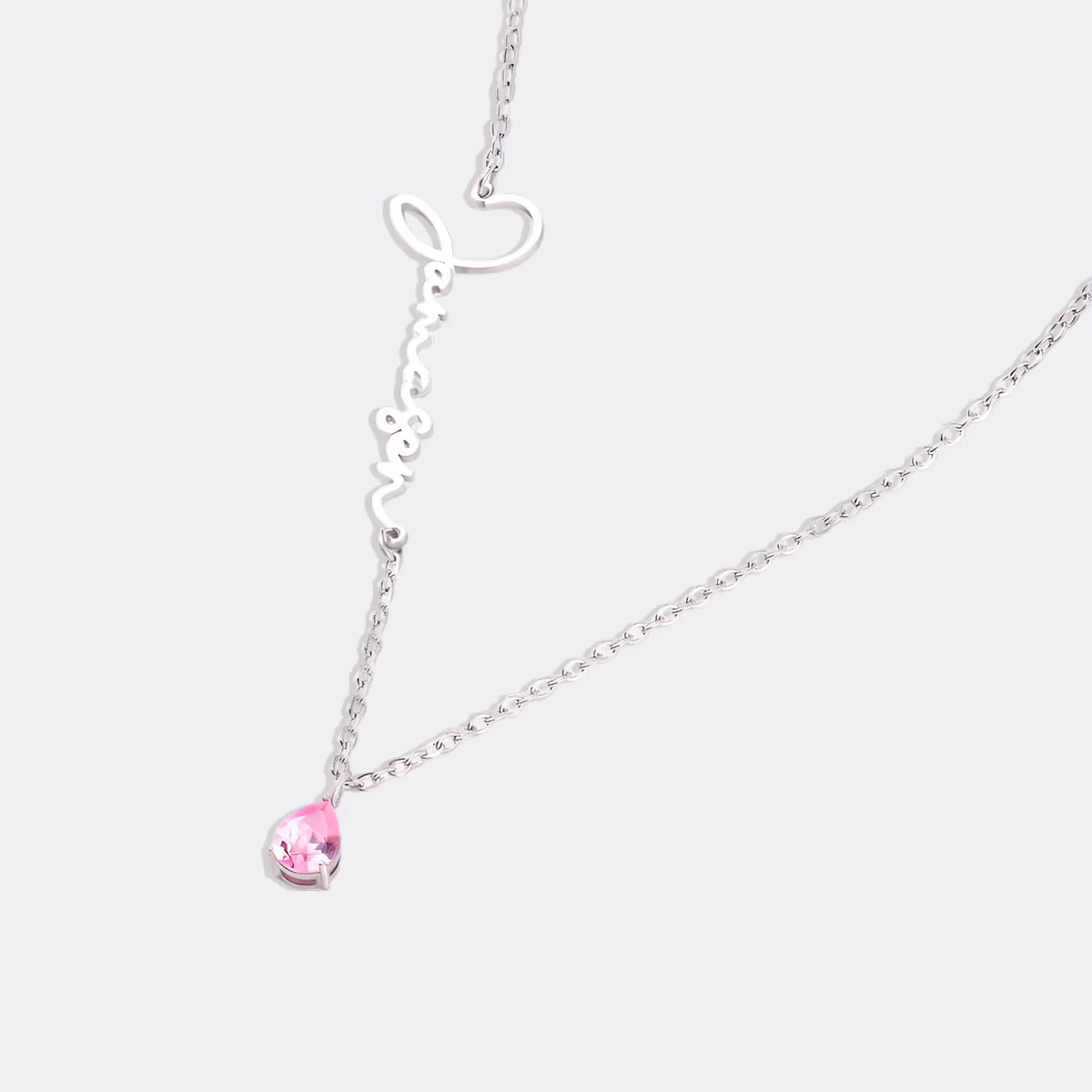 Handmade Birthstone Name Necklace - Image 111