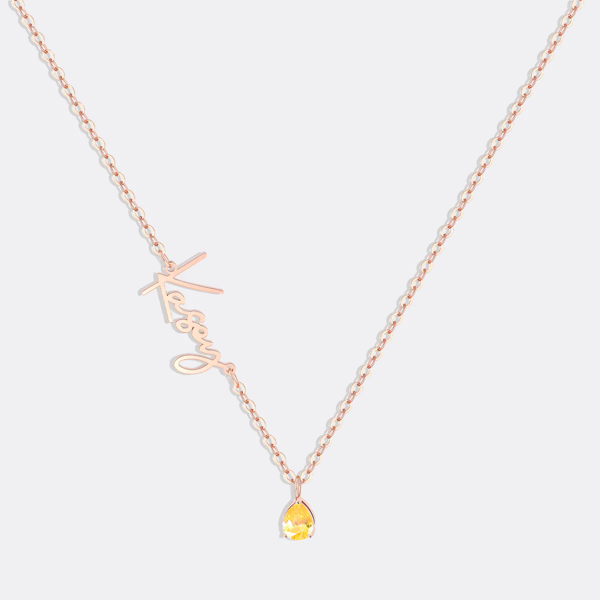 Handmade Birthstone Name Necklace - Image 74