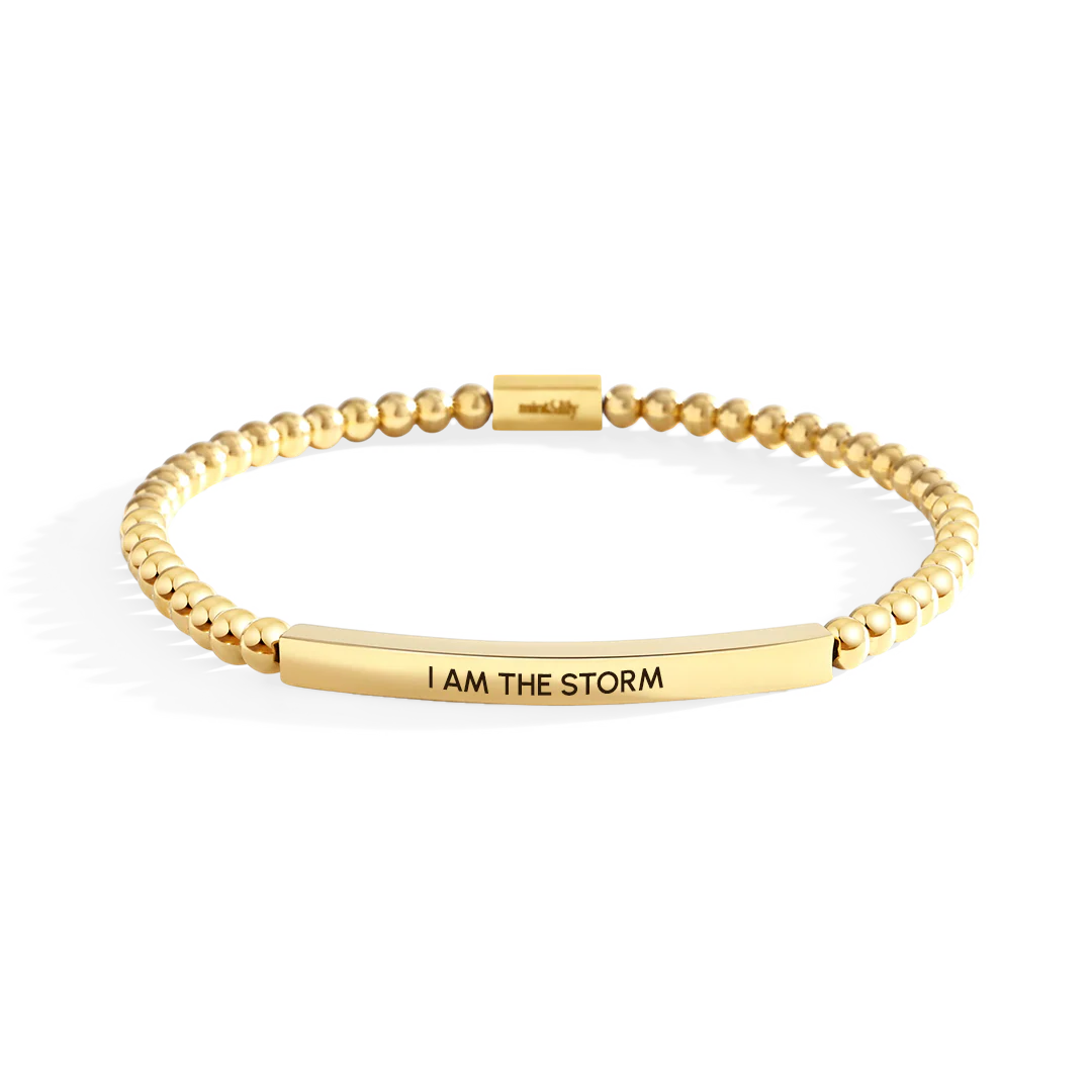 I Am The Storm Beaded Inspire Bracelet