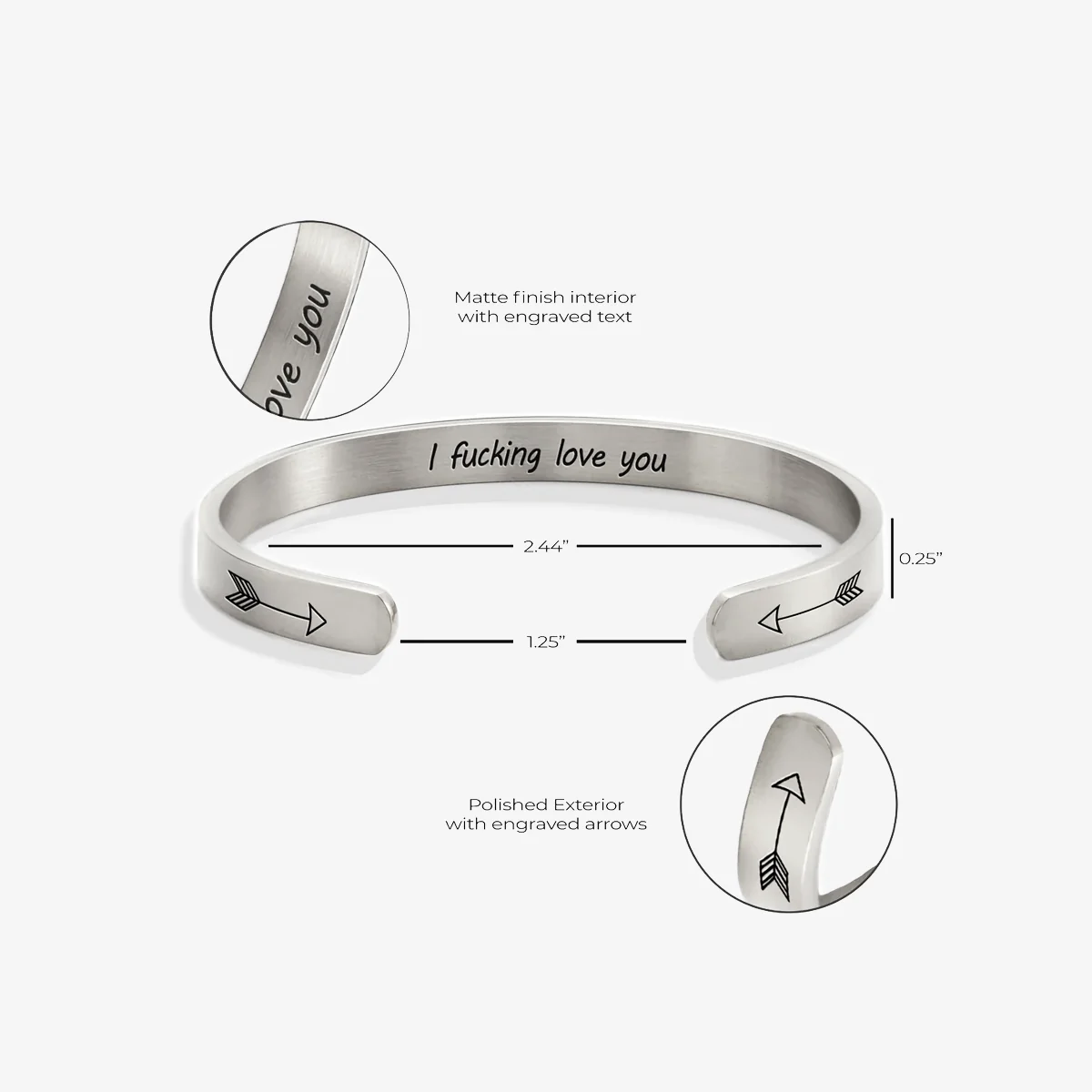 I Fucking Love You Cuff Bracelet - Image 28