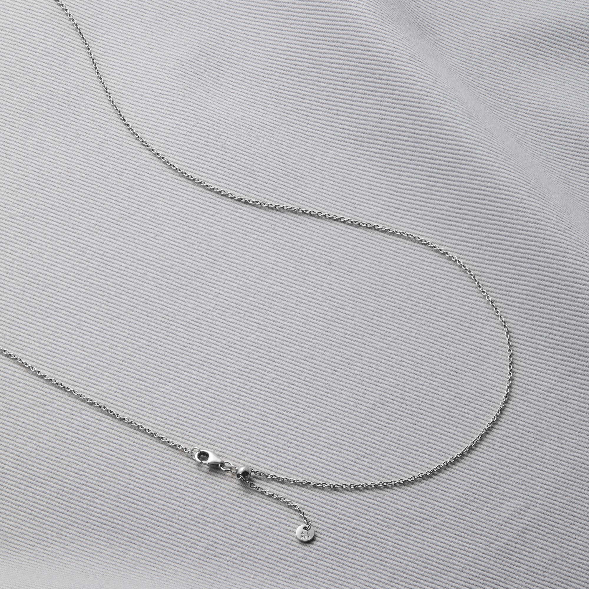 Italian Milano Sterling Silver Adjustable Chain Necklace - Image 31