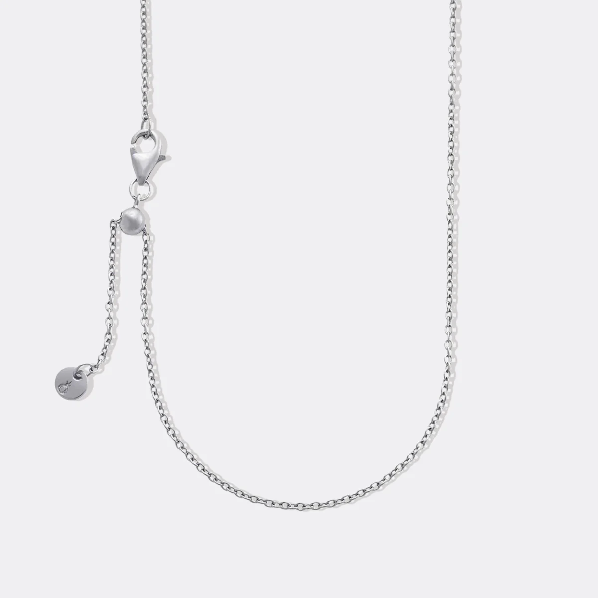 Italian Milano Sterling Silver Adjustable Chain Necklace - Image 52
