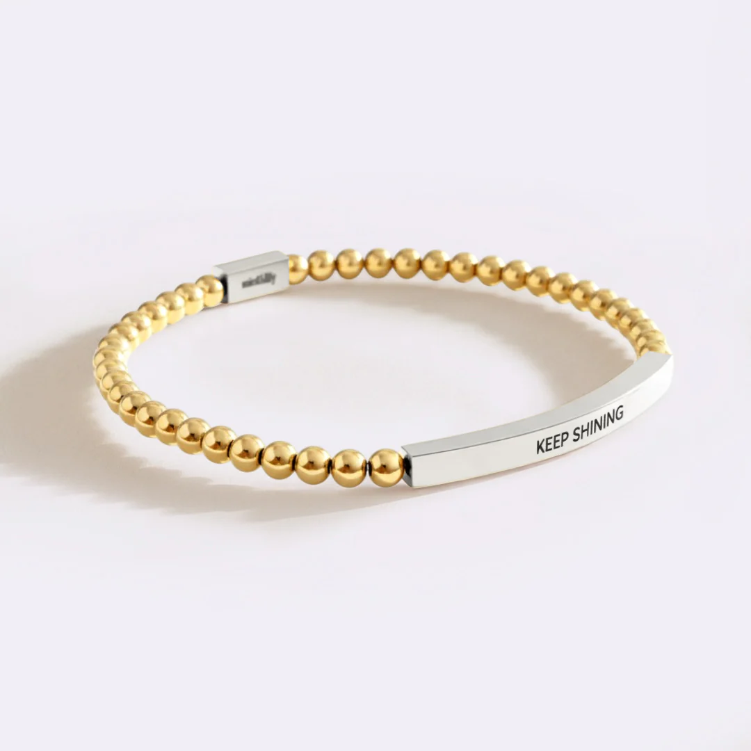 Keep Shining Beaded Inspire Bracelet - Image 4