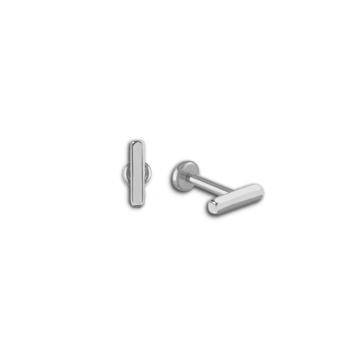 Little Bar Sleeper Flatback Earrings | 16g - Image 6