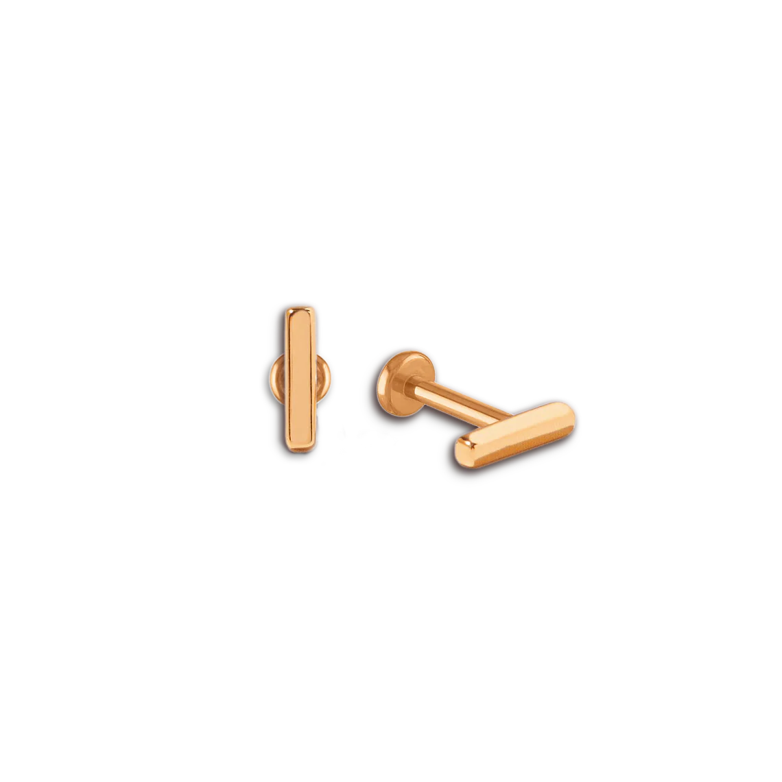 Little Bar Sleeper Flatback Earrings | 16g - Image 7