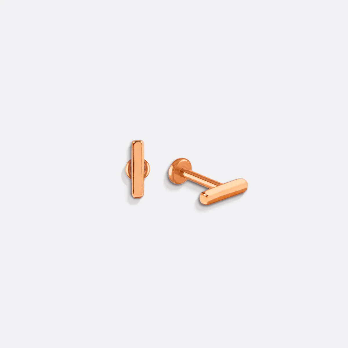 Little Bar Sleeper Flatback Earrings | 16g - Image 9