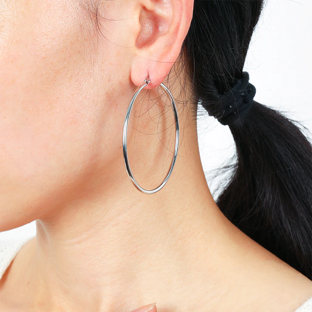 Lynette Large Hoop Earrings - Image 14