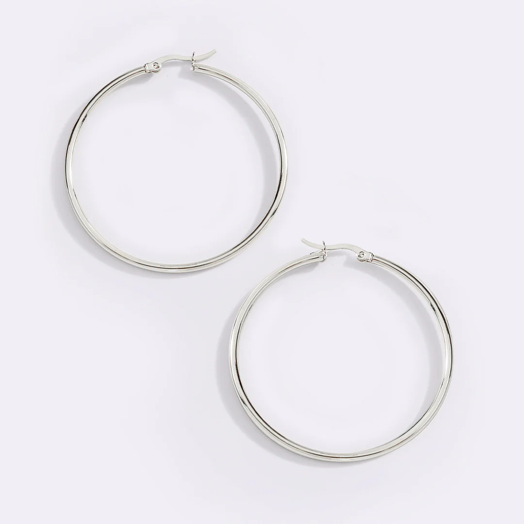 Lynette Large Hoop Earrings - Image 18