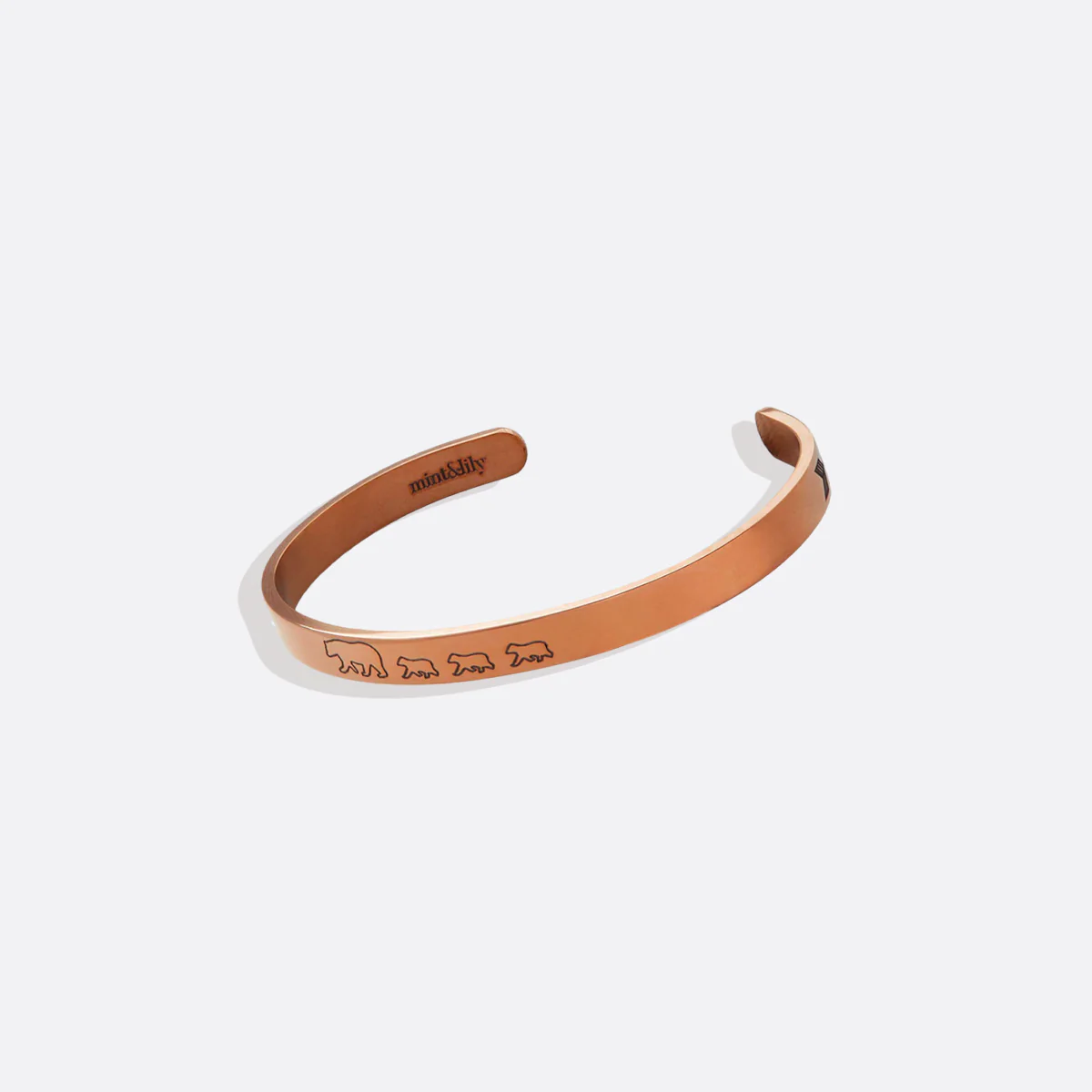 Mama Bear & Her Baby Bears Engraved Cuff Bracelet - Image 160