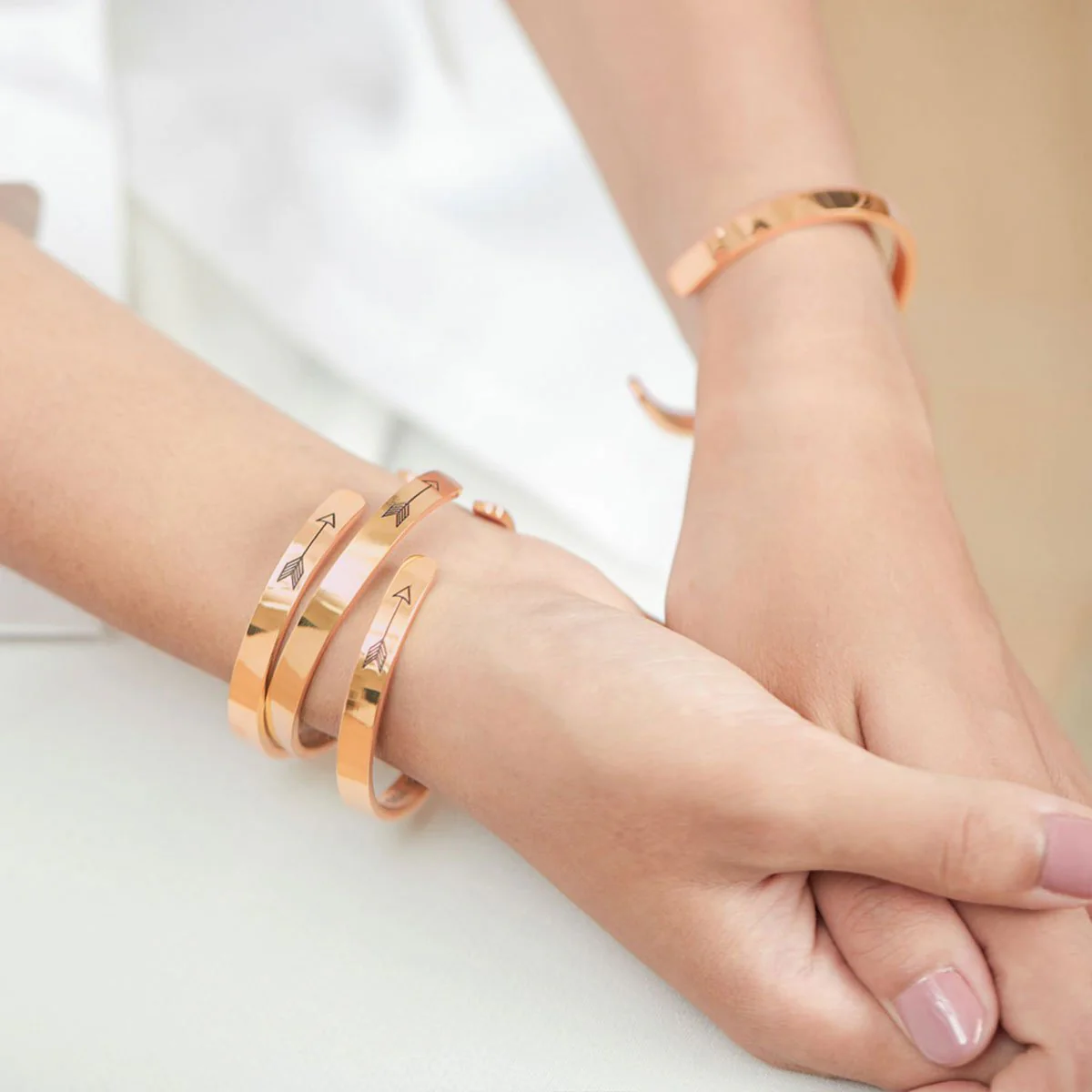 Mama Bear & Her Baby Bears Engraved Cuff Bracelet - Image 29