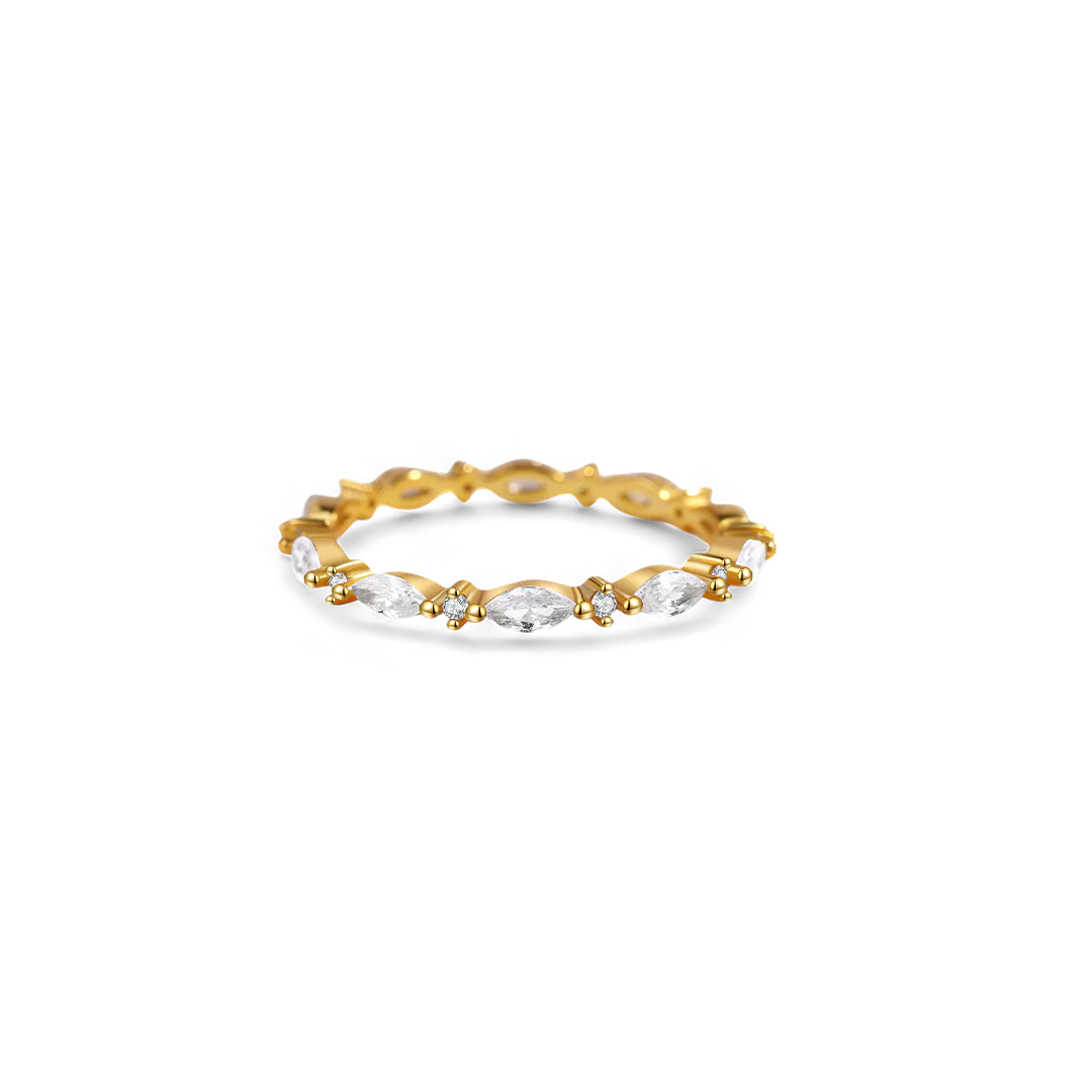 Marquis Gemstone Stacking Ring - Image 4