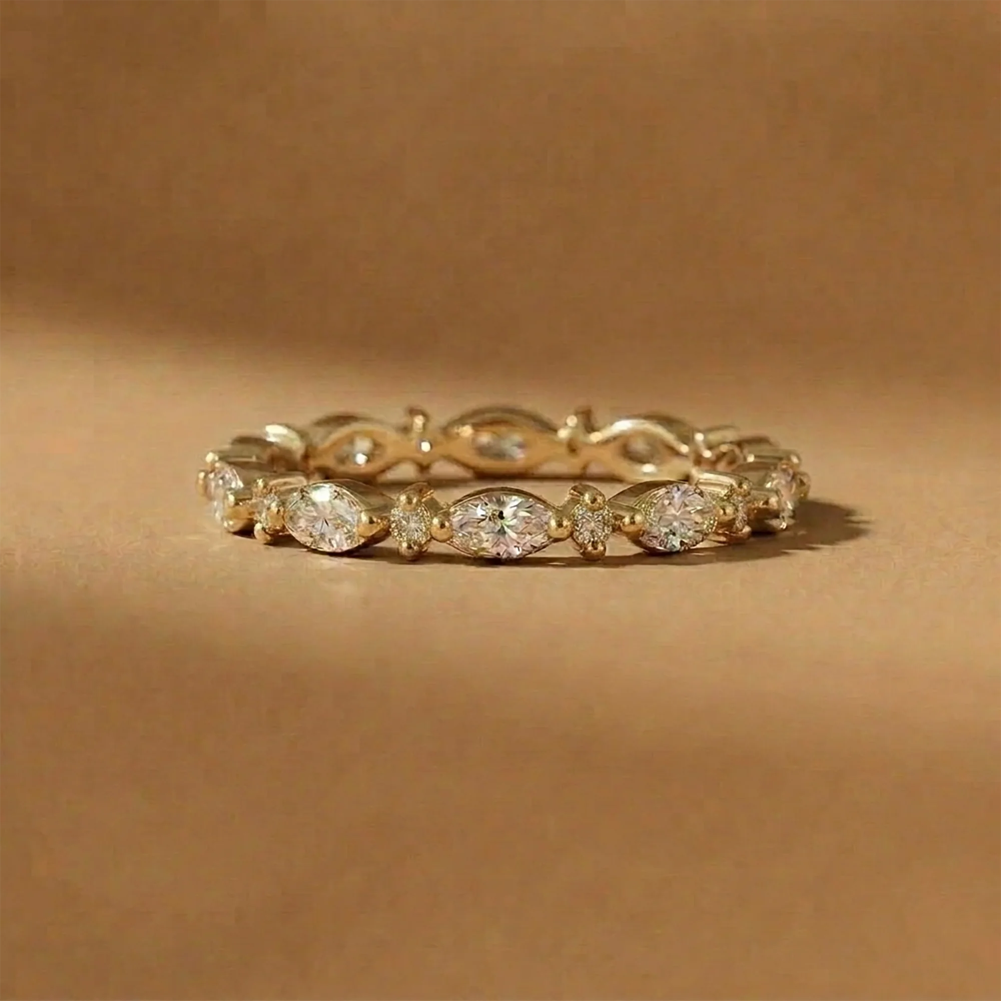 Marquis Gemstone Stacking Ring - Image 8