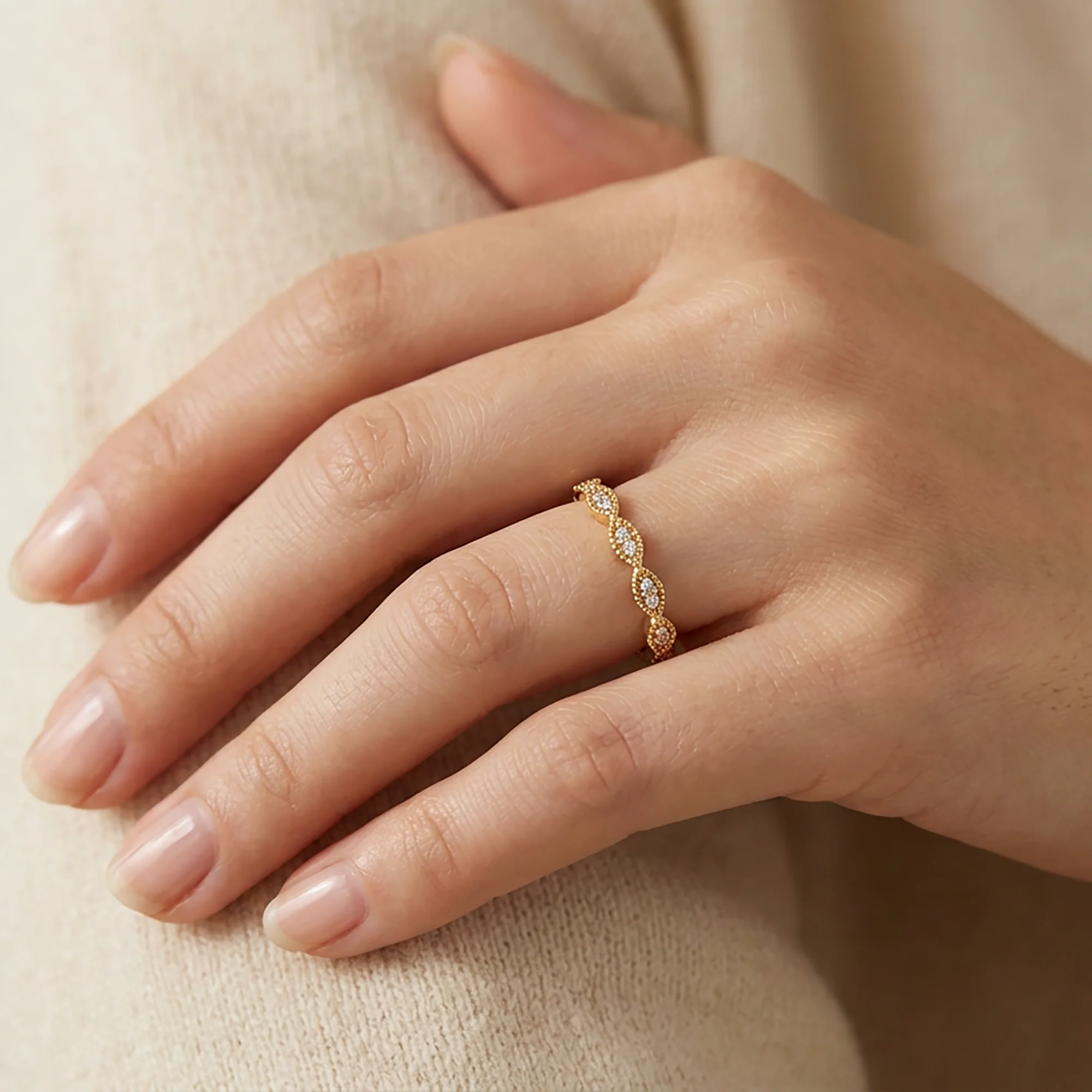 Marquise Shape Eternity Band - Image 4