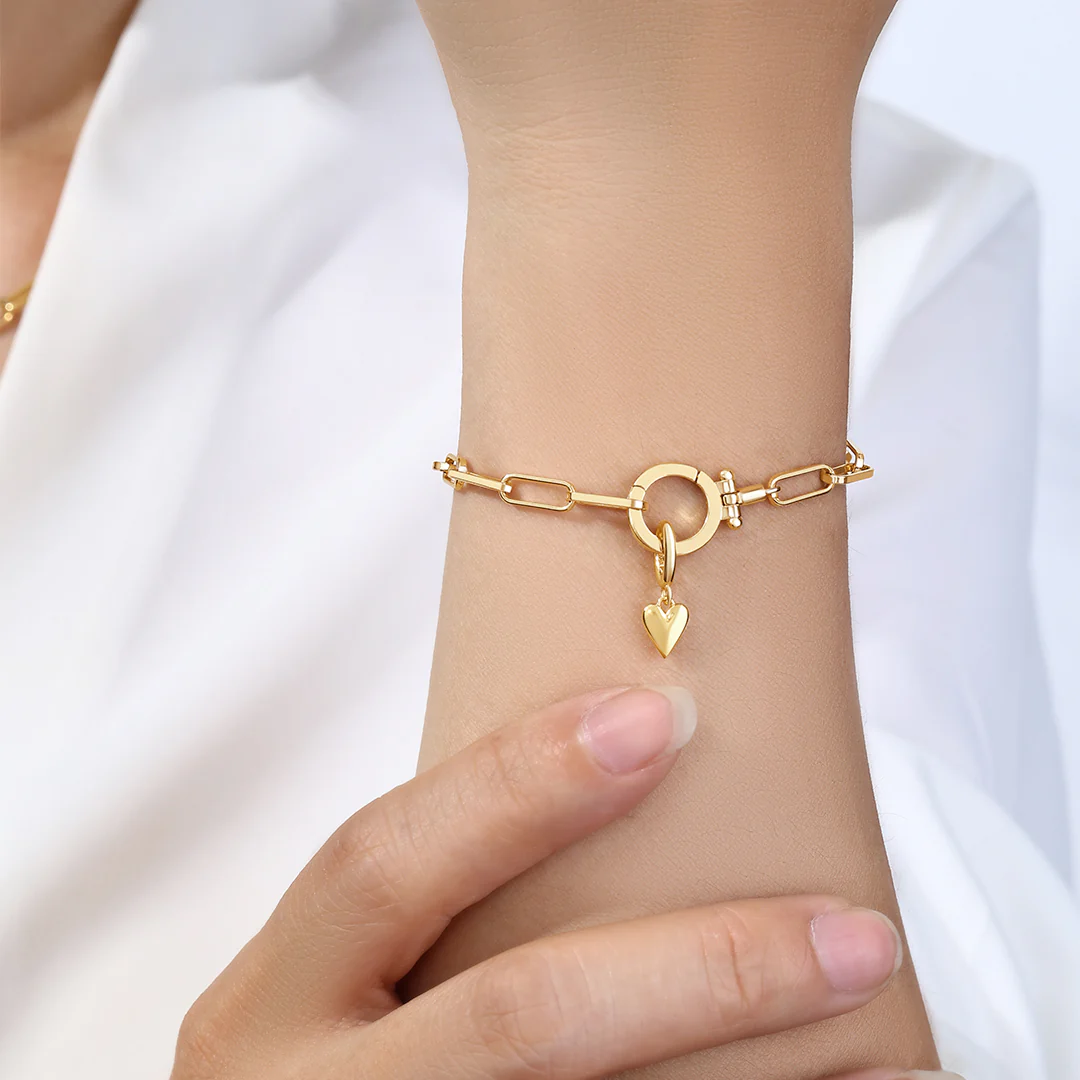 Minimalist Heart Charm - Image 4