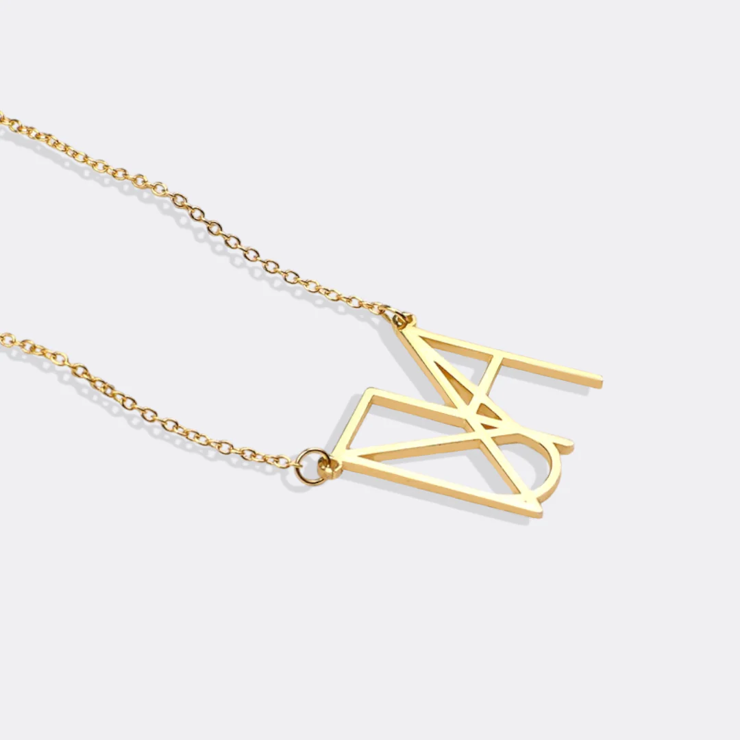 Minimalist Monogram Name Necklace - Image 41
