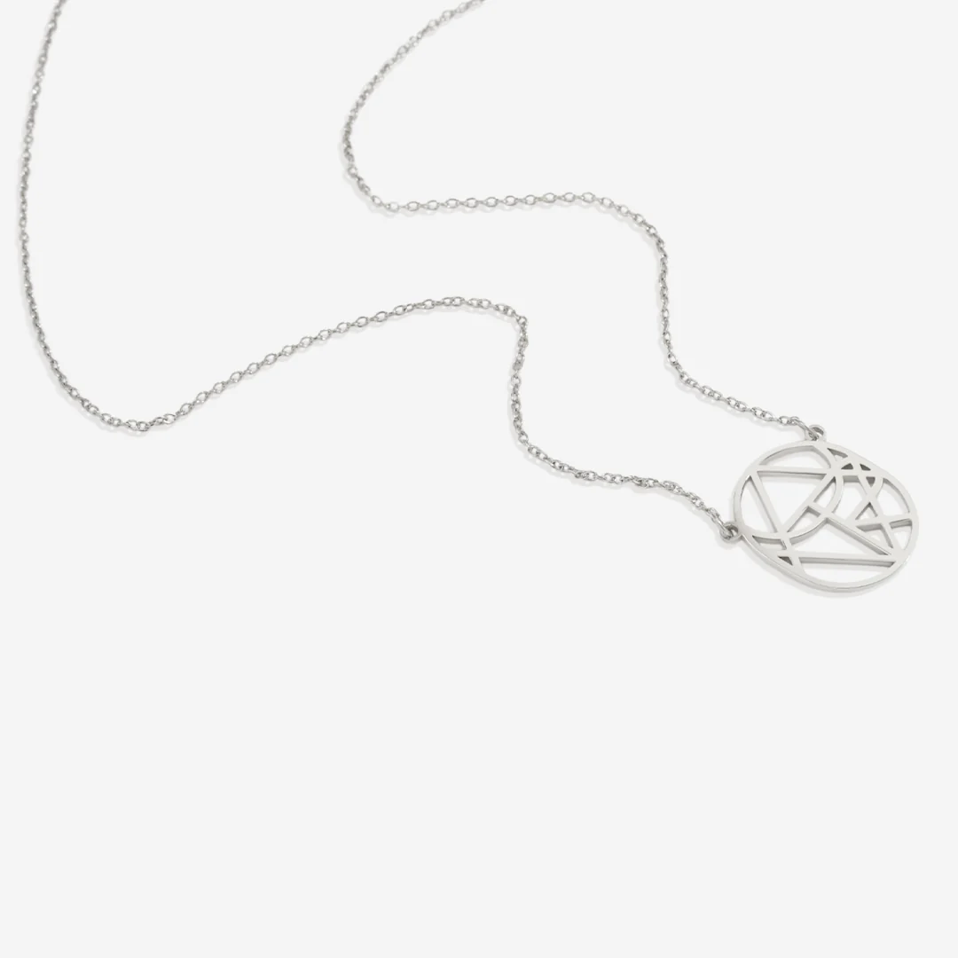 Circular Minimalist Monogram Name Necklace - Image 16