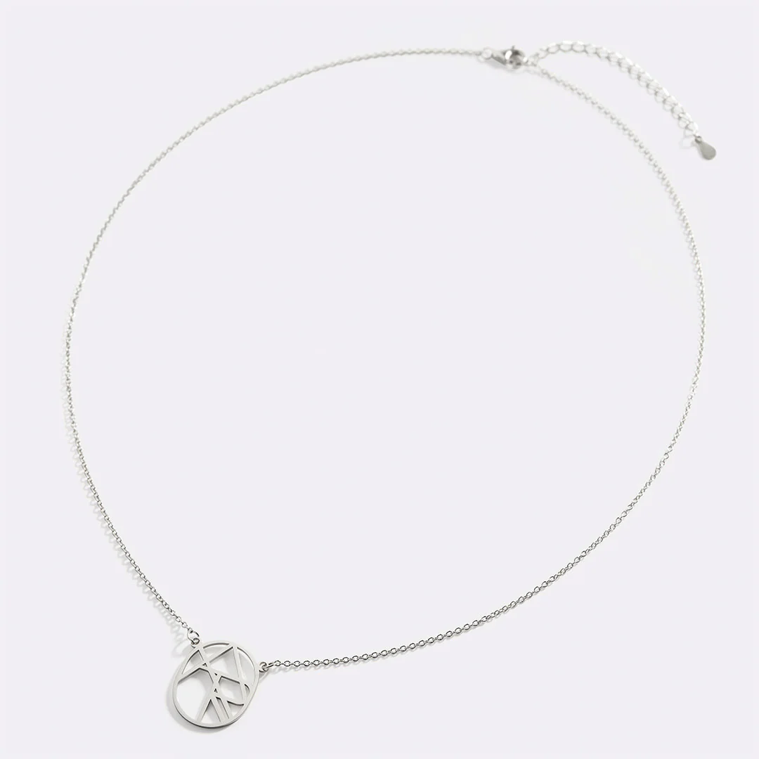 Circular Minimalist Monogram Name Necklace - Image 20