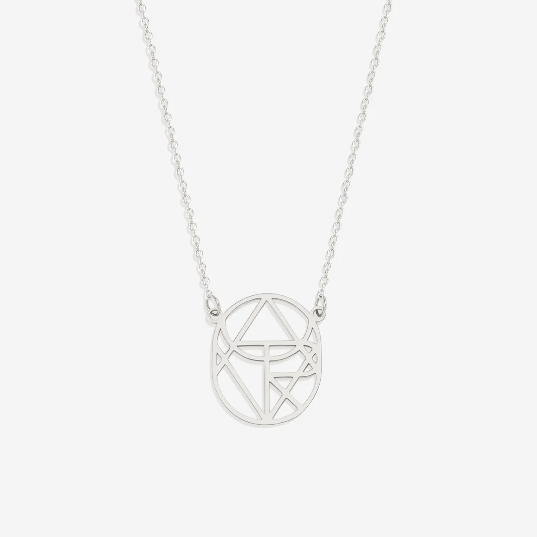 Circular Minimalist Monogram Name Necklace - Image 6
