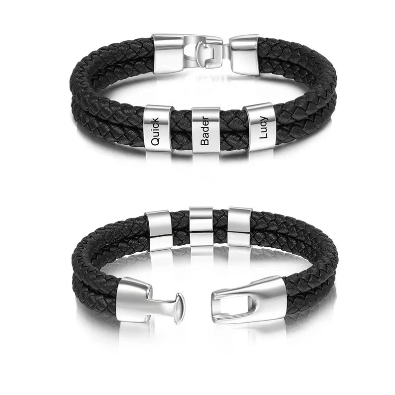 Minimalist Personalized Beaded Name Bracelet - Image 13