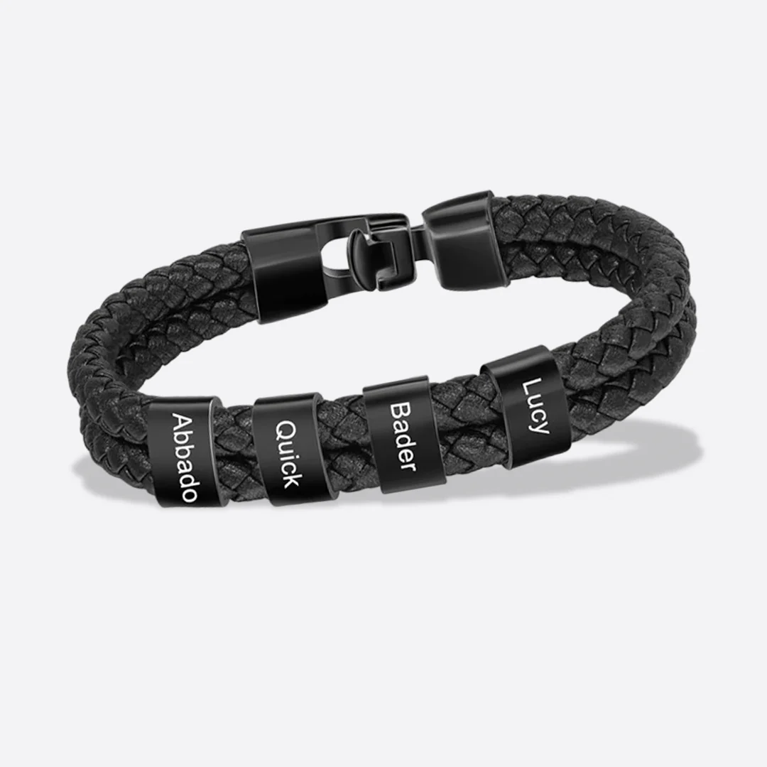 Minimalist Personalized Beaded Name Bracelet - Image 19