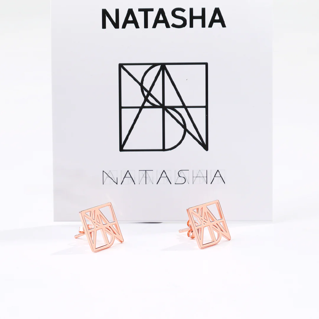 Monogram Name Earrings - Image 41
