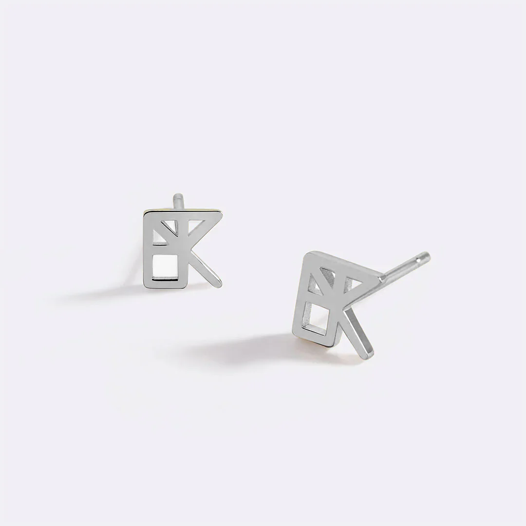 Monogram Name Earrings - Image 51