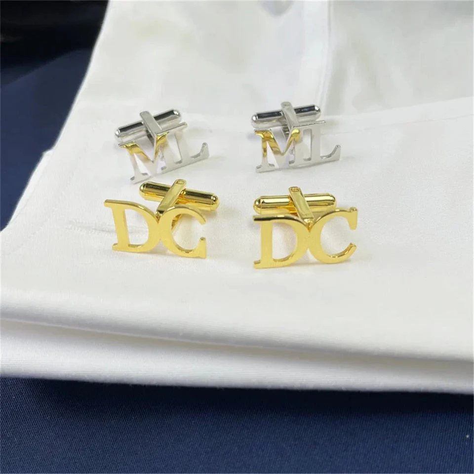Monogrammed Cufflinks with Initials - Image 22