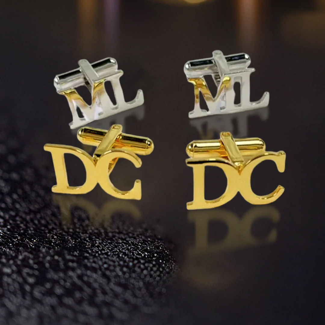 Monogrammed Cufflinks with Initials - Image 25