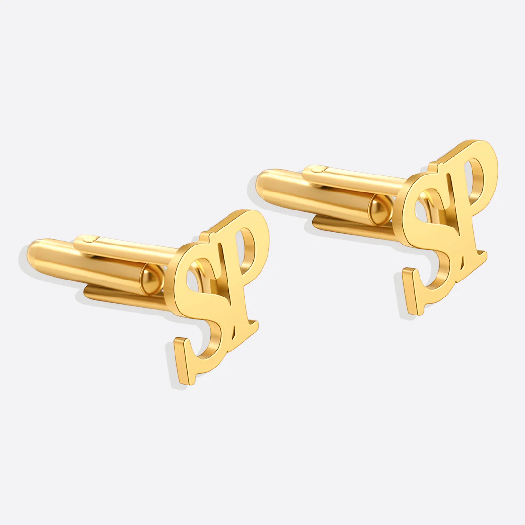 Monogrammed Cufflinks with Initials - Image 42