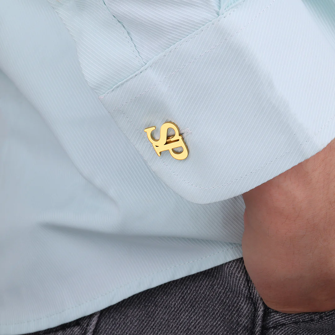 Monogrammed Cufflinks with Initials - Image 44