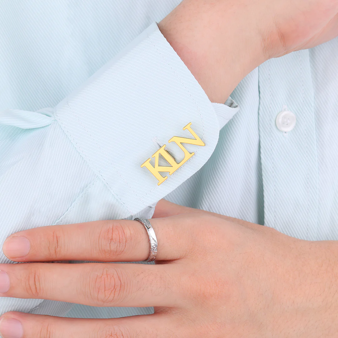 Monogrammed Cufflinks with Initials - Image 45
