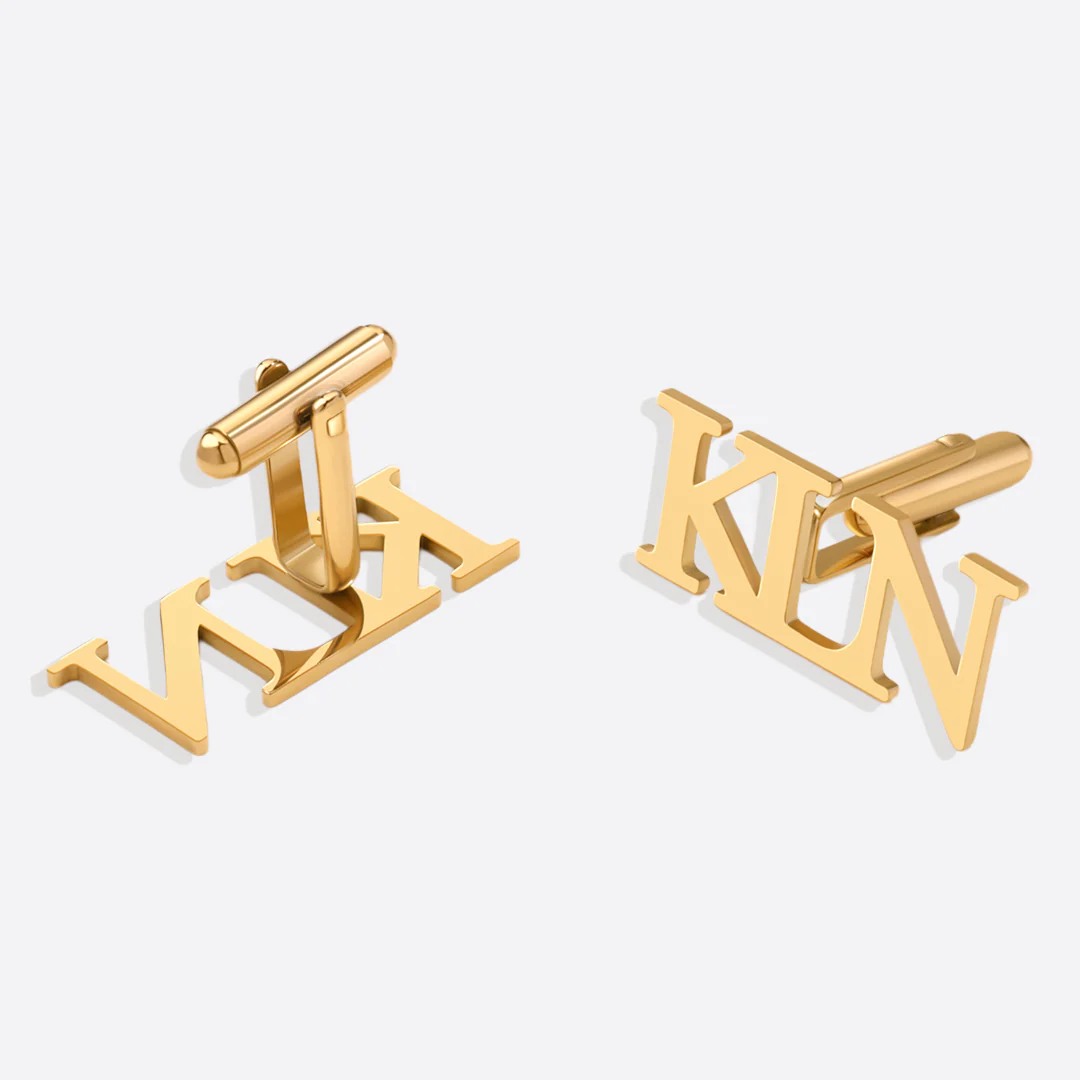 Monogrammed Cufflinks with Initials - Image 50