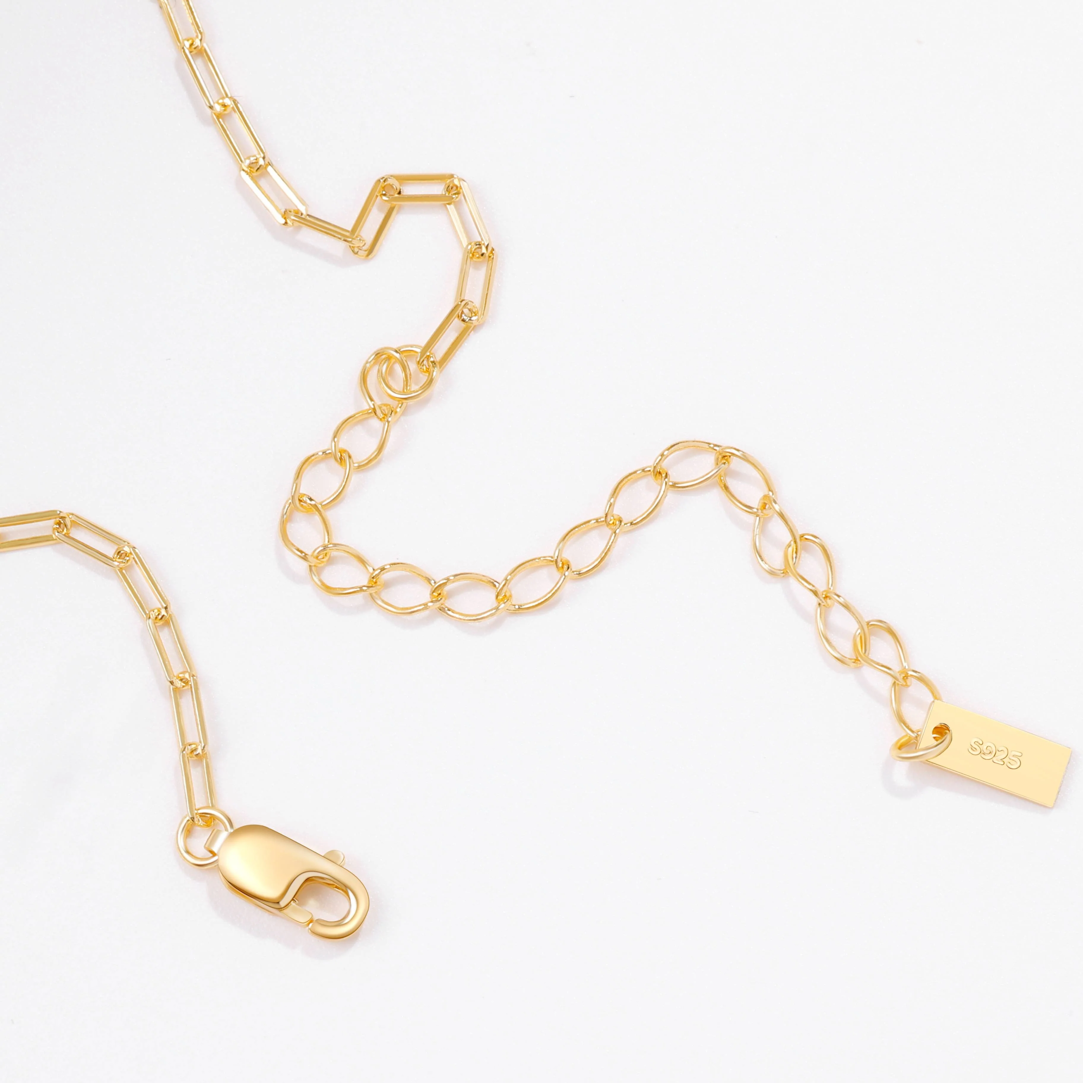 Mother Of Pearl Heart Initial Necklace - Image 14