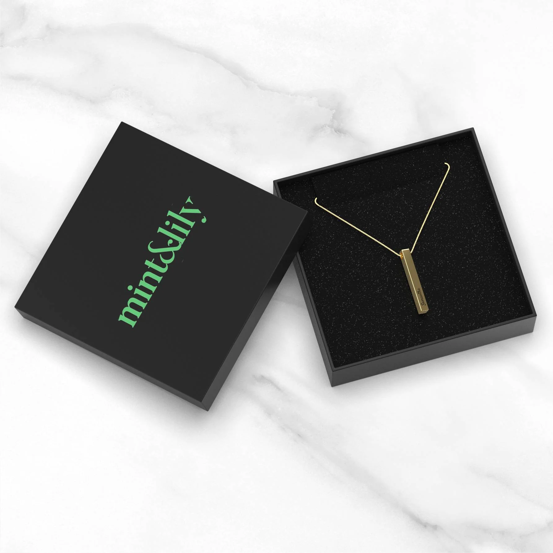 Muse Pillar Bar Necklace - Image 14