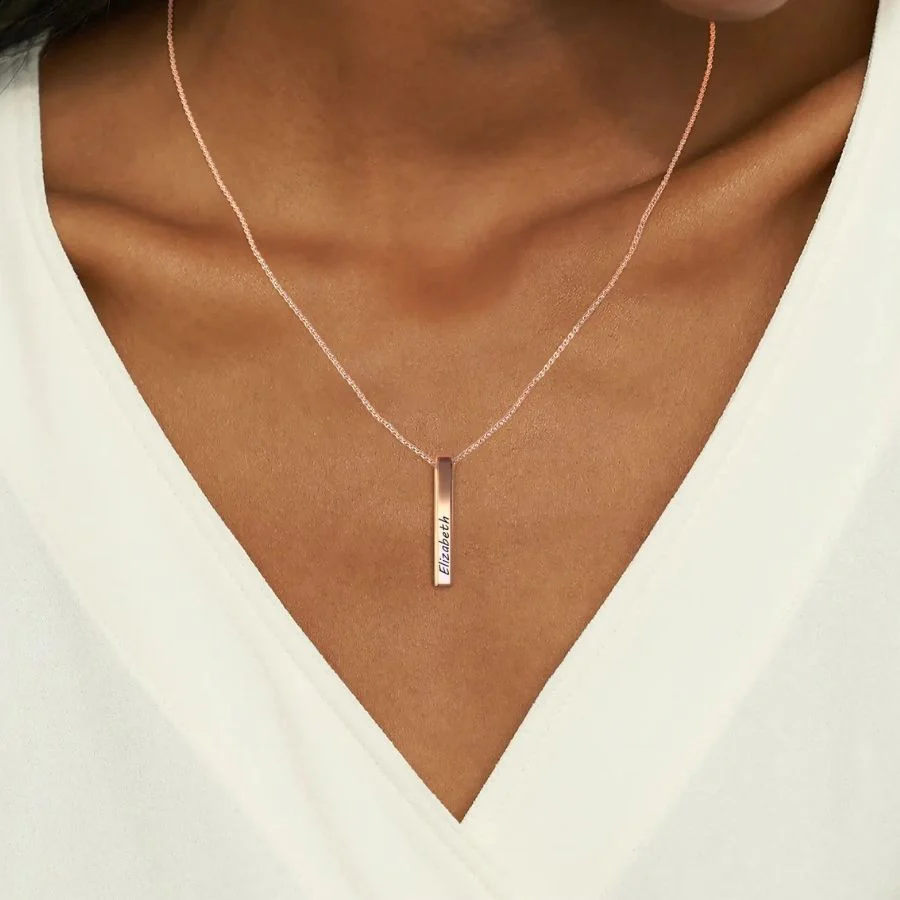 Muse Pillar Bar Necklace - Image 19