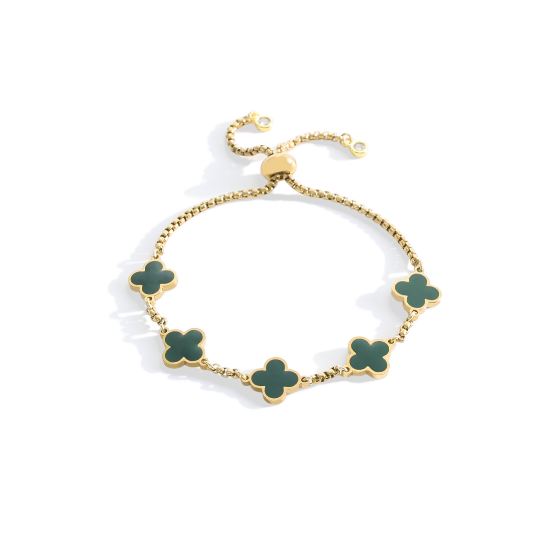 Clover Enamel Bracelet - Image 3