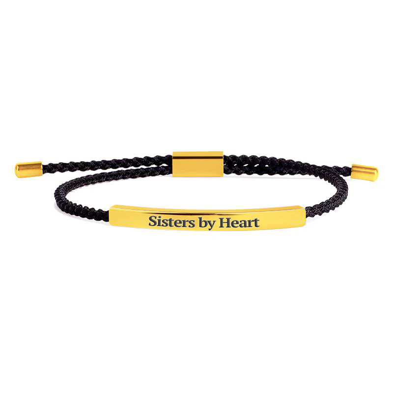 Not Sisters By Blood But Sisters By Heart Inspire Bracelet - Image 10