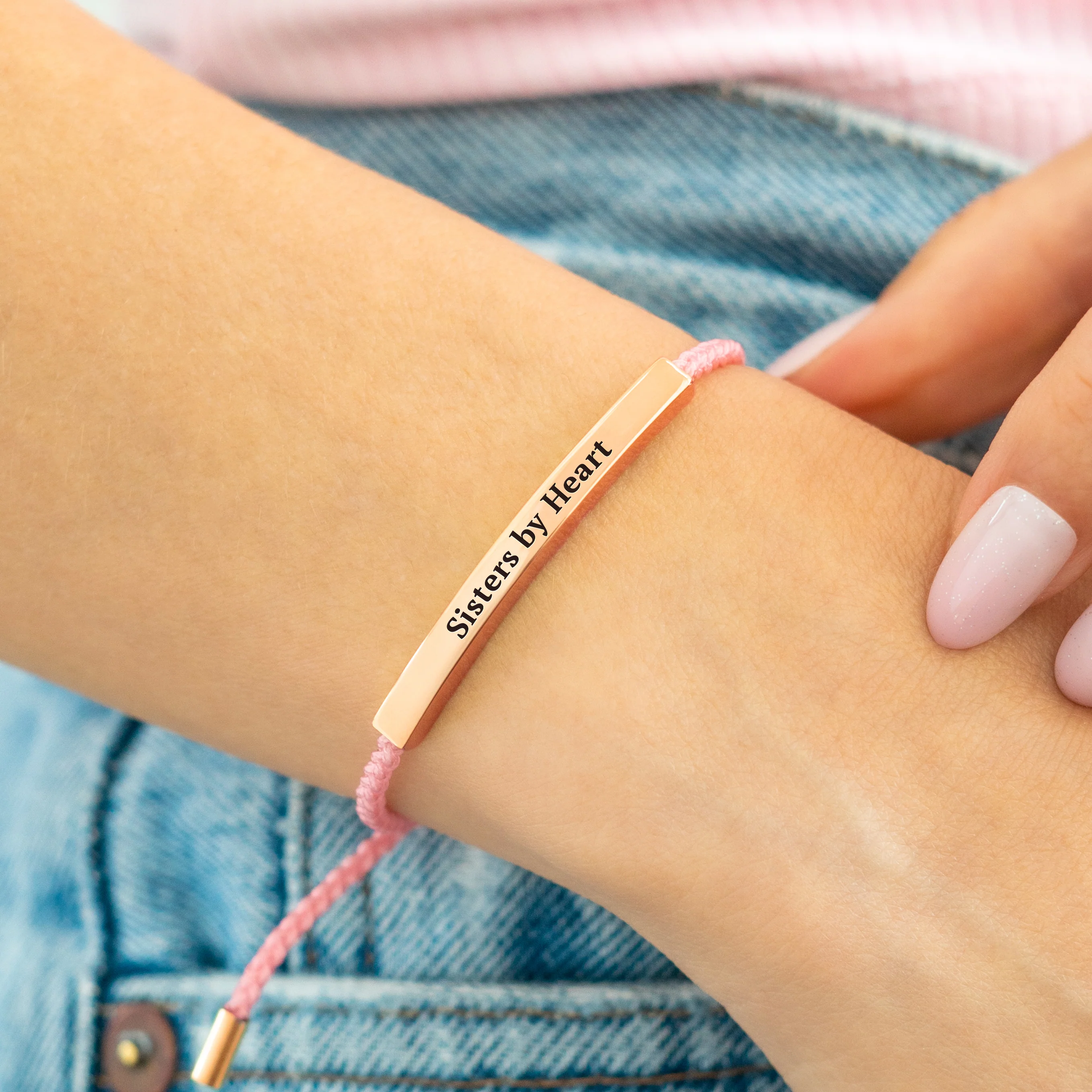 Not Sisters By Blood But Sisters By Heart Inspire Bracelet - Image 106