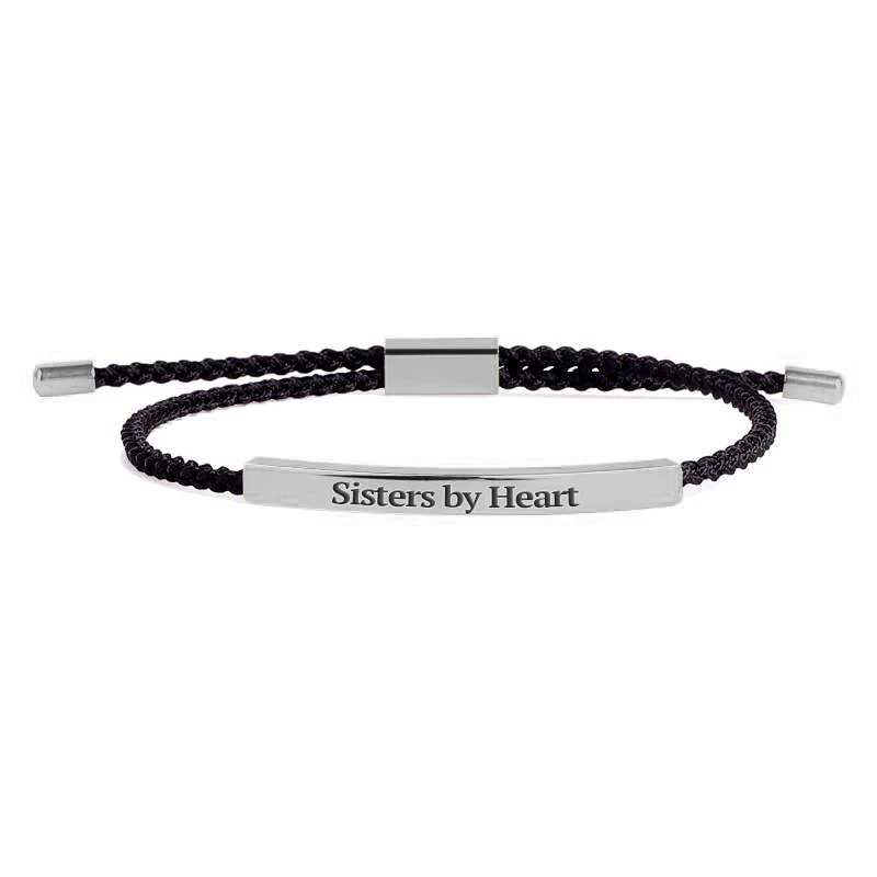 Not Sisters By Blood But Sisters By Heart Inspire Bracelet - Image 13