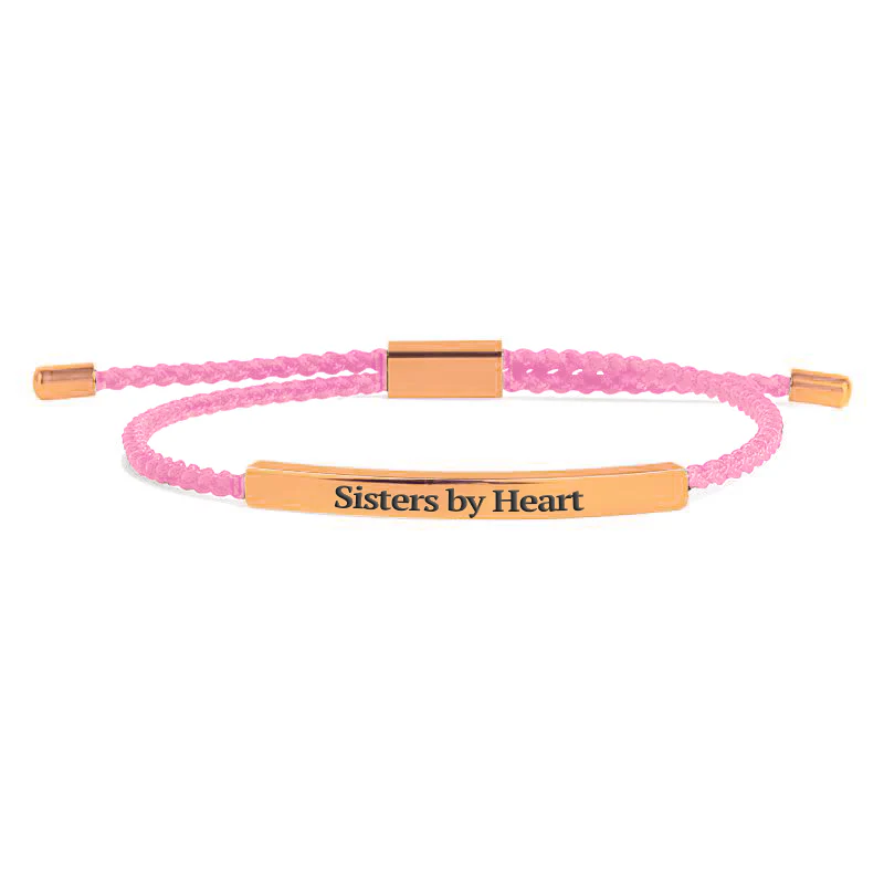 Not Sisters By Blood But Sisters By Heart Inspire Bracelet - Image 25