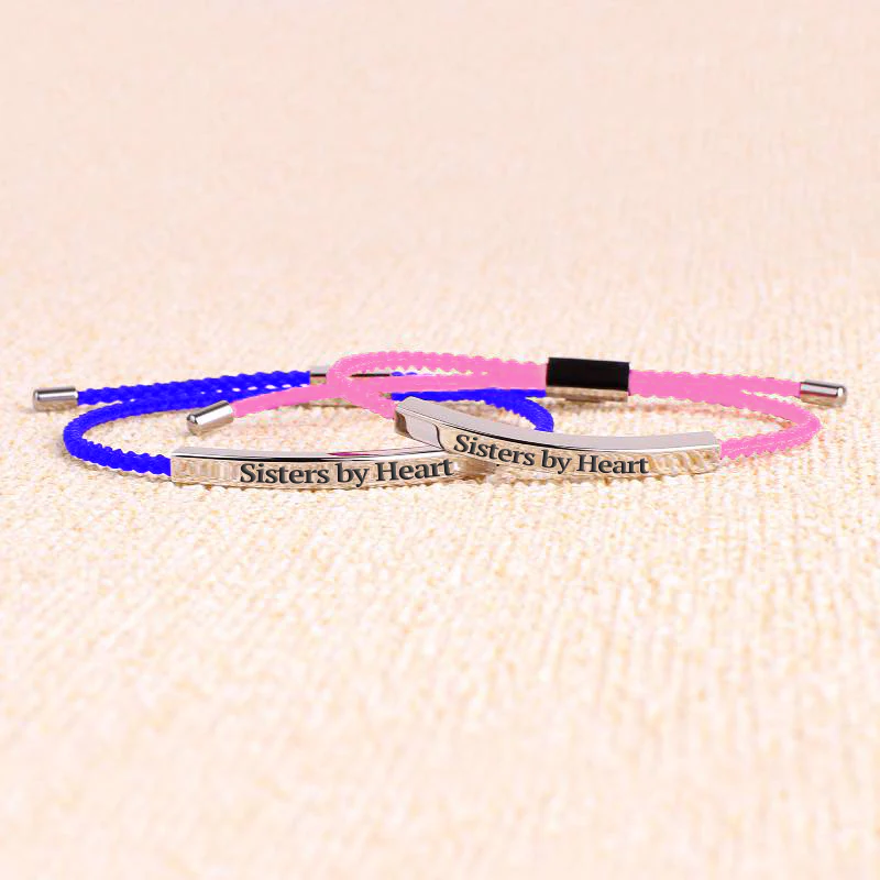 Not Sisters By Blood But Sisters By Heart Inspire Bracelet - Image 39