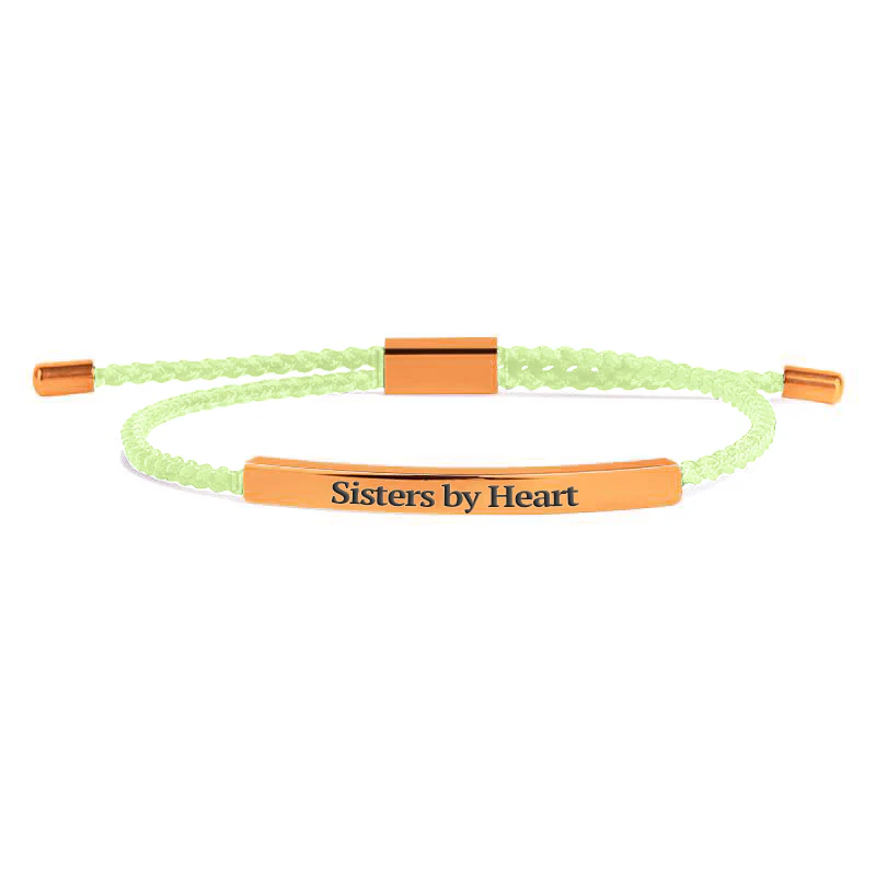 Not Sisters By Blood But Sisters By Heart Inspire Bracelet - Image 42