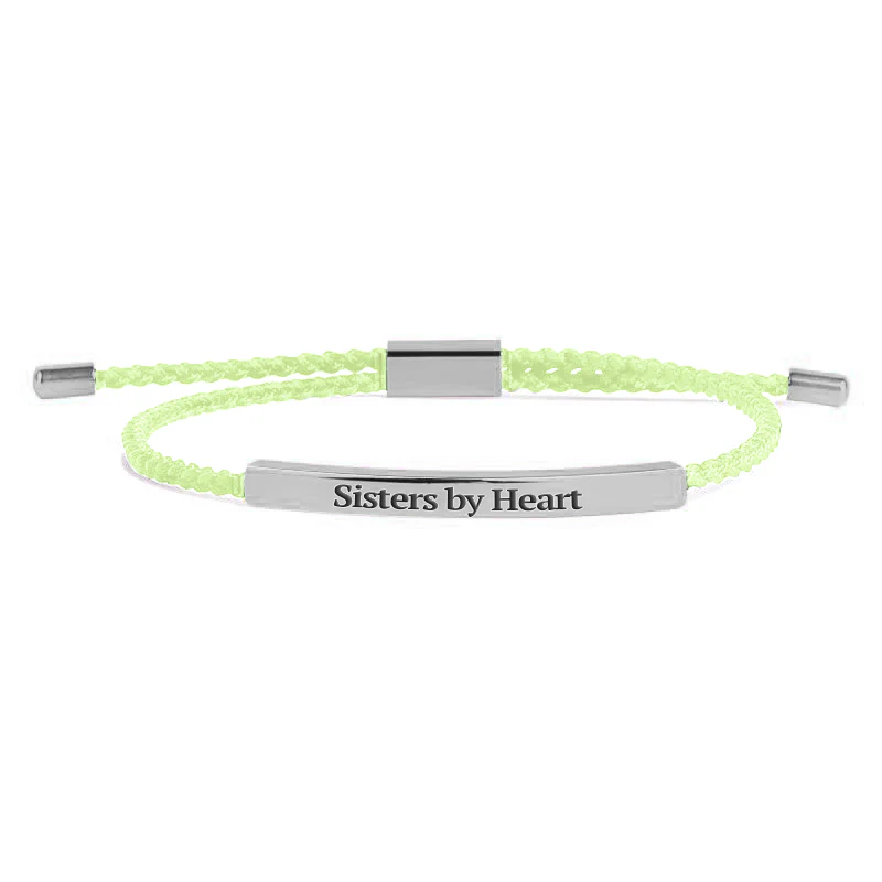 Not Sisters By Blood But Sisters By Heart Inspire Bracelet - Image 44
