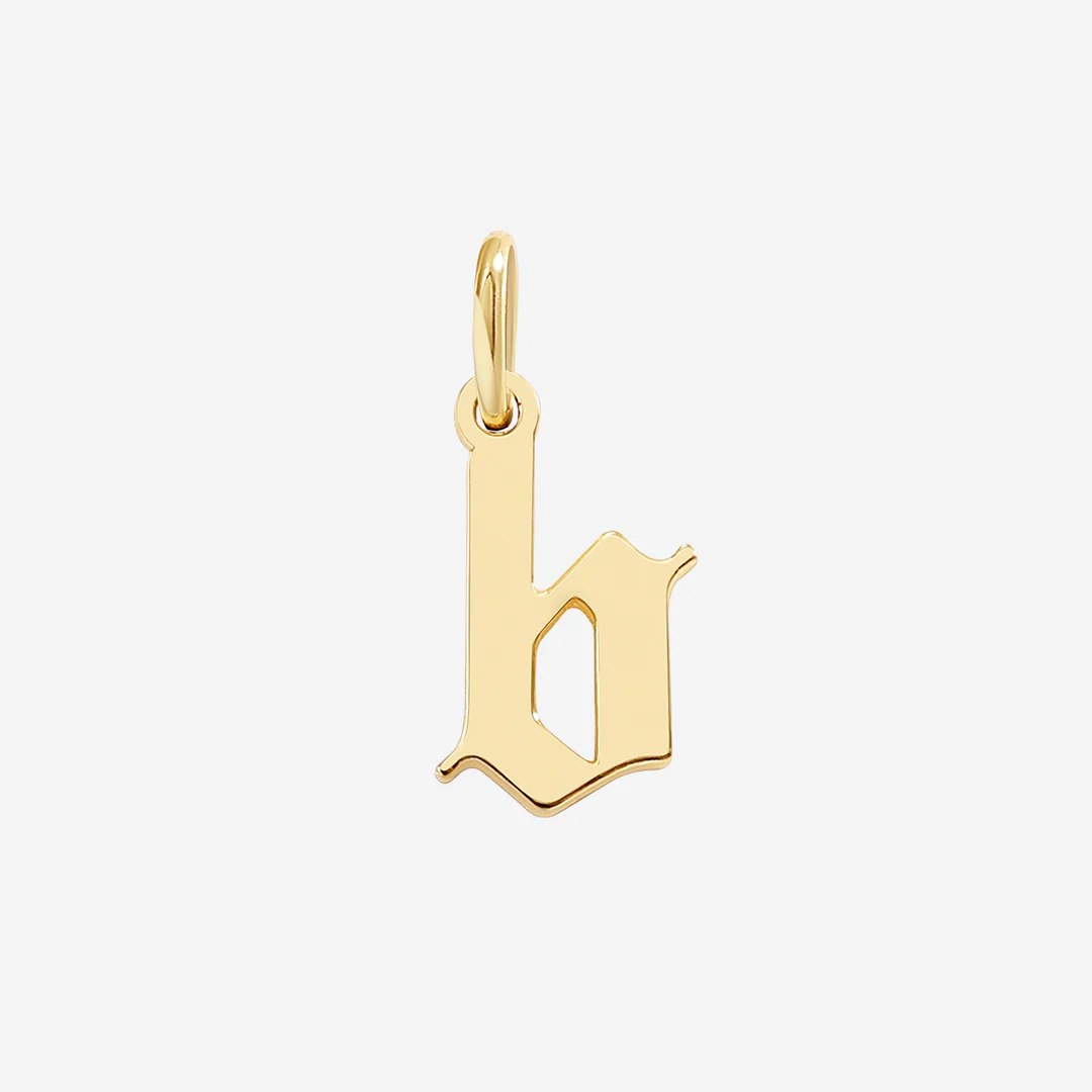 Old English Letter Charm - Image 8