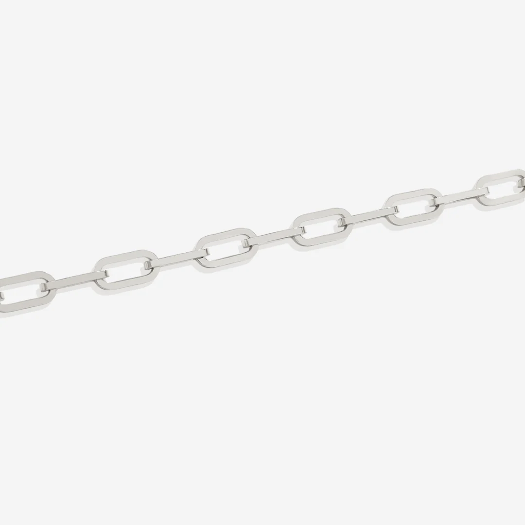 Open Link Paperclip Chain Bracelet - Image 22