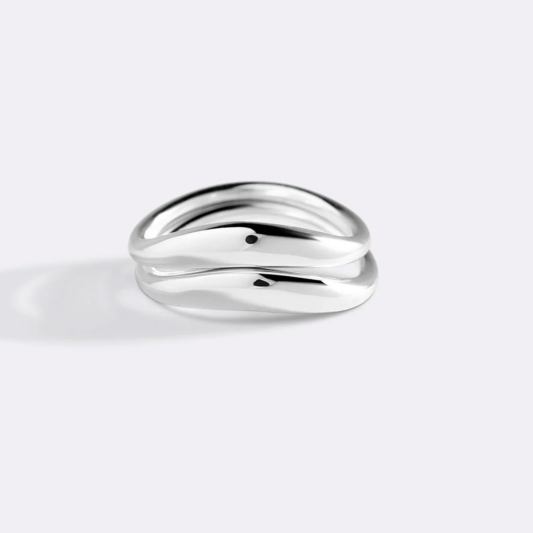 Organic Stacking Ring Set - Image 17