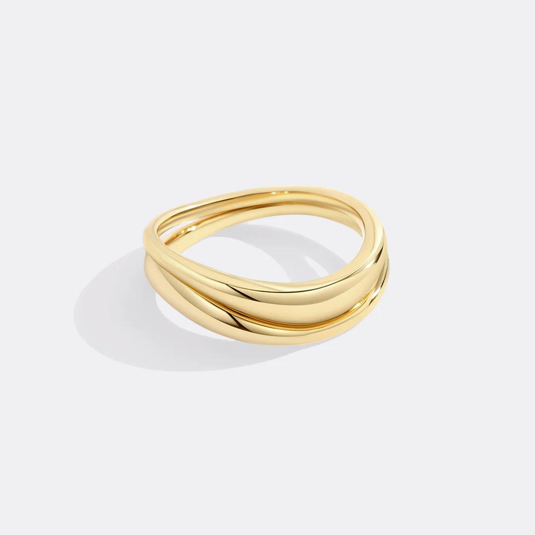 Organic Stacking Ring Set - Image 3
