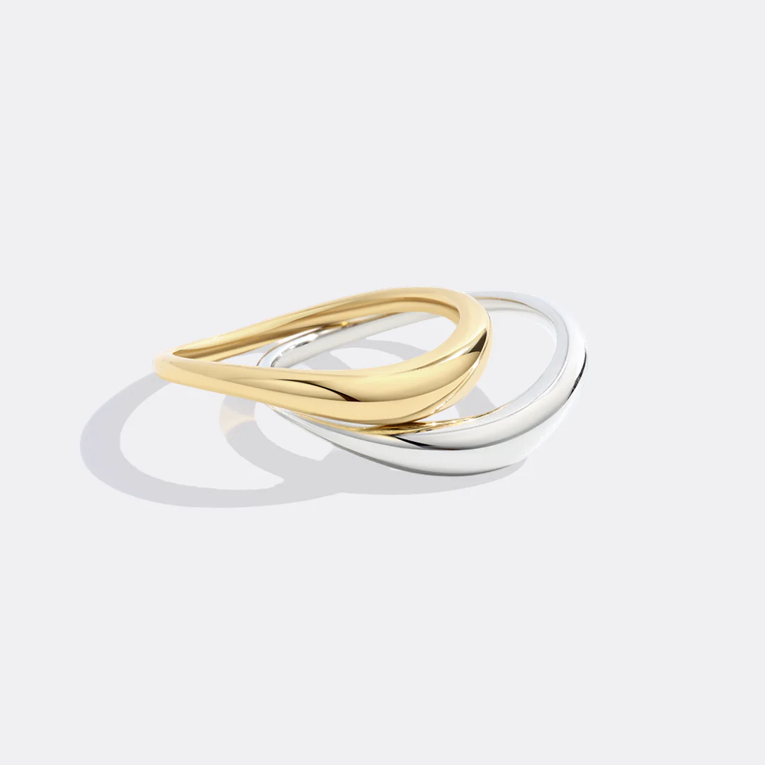 Organic Stacking Ring Set - Image 5