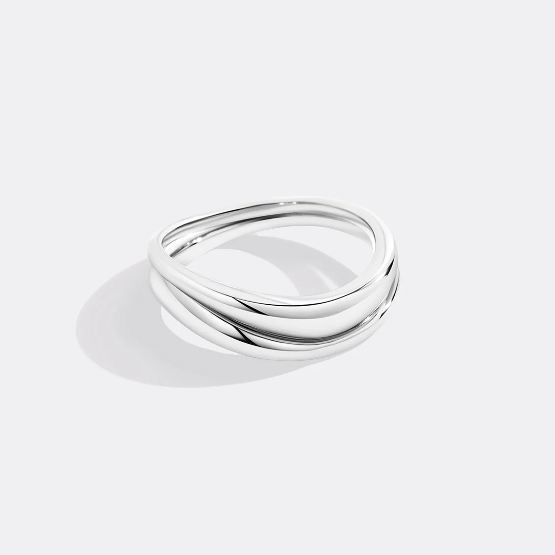 Organic Stacking Ring Set - Image 7