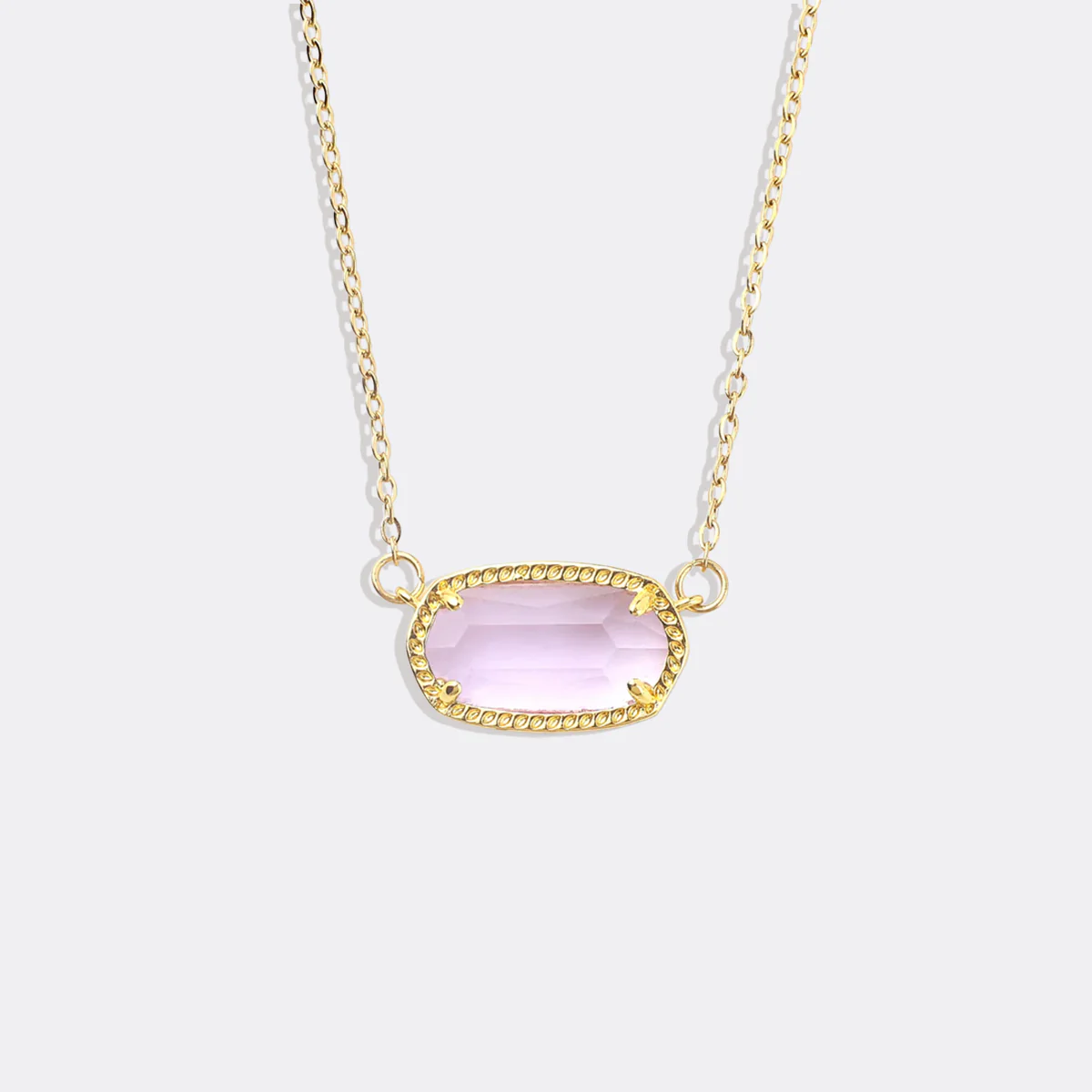 Oval Birthstone Pendant Necklace - Image 27